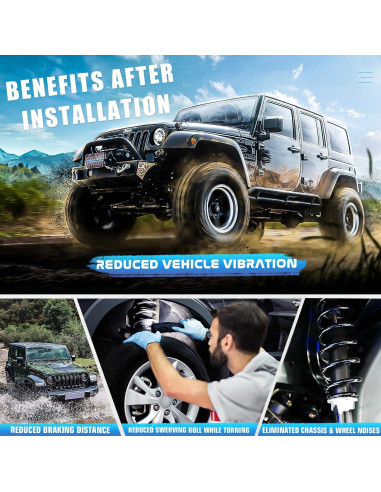 Ejes Completos Frontales ILONPA para Toyota Corolla 2014-2019