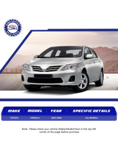 Kit de Suspensión Delantera HAWK BROTHER para Toyota Corolla 2003-2008 2