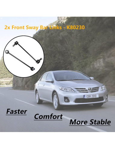 Enlaces de Estabilizador Delantero ATRACYPART K80230 x2
