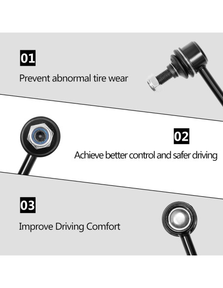 Enlaces de Estabilizador Delantero ATRACYPART K80230 x2