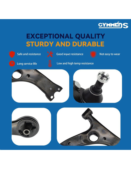 Kit de Suspensión Inferior Frontal GYMMEDS 10 Piezas Toyota Corolla 2003-2008