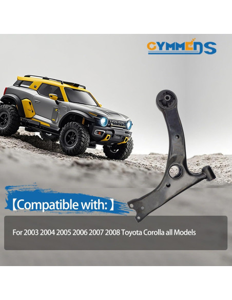Kit de Suspensión Inferior Frontal GYMMEDS 10 Piezas Toyota Corolla 2003-2008