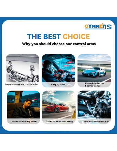 Kit de Suspensión Inferior Frontal GYMMEDS 10 Piezas Toyota Corolla 2003-2008