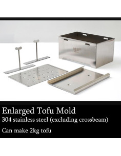 Prensa de Tofu Acero Inoxidable CiCixixi Grande 22x14cm 2