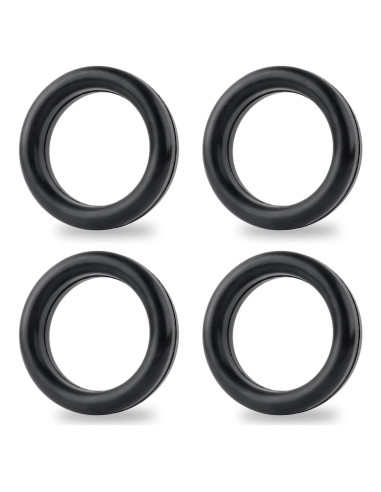 4 Soportes de Escape de Goma Salior para Automóviles 69mm