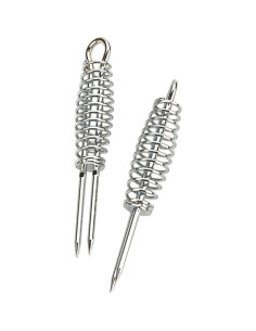 Juego de Palillos Reutilizables RSVP Internacional - 12 Piezas Acero Inoxidable 2