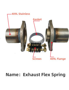 Bridas de resorte flexibles SUISFLXGRO 100% acero inoxidable 6x5 cm 2