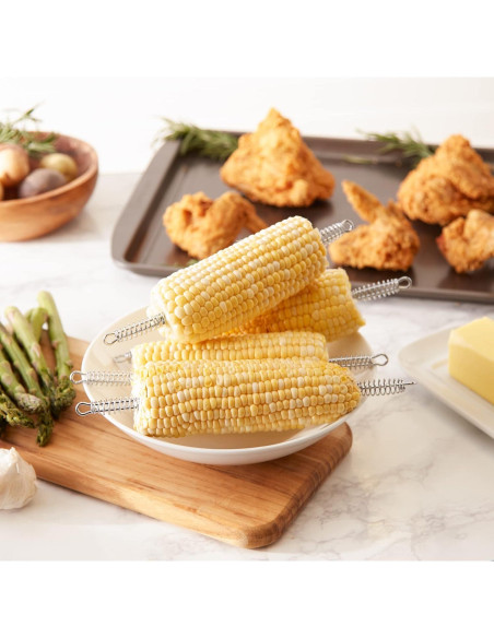 Juego de Palillos Reutilizables RSVP Internacional - 12 Piezas Acero Inoxidable