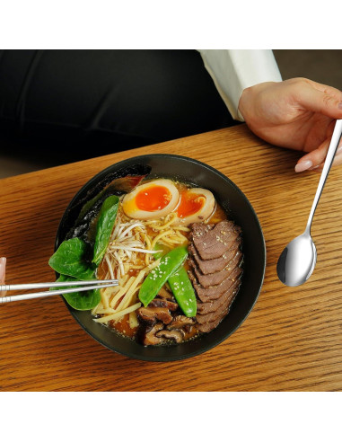 Juego de Palillos y Cucharas Kucensi Acero Inoxidable 3 Piezas