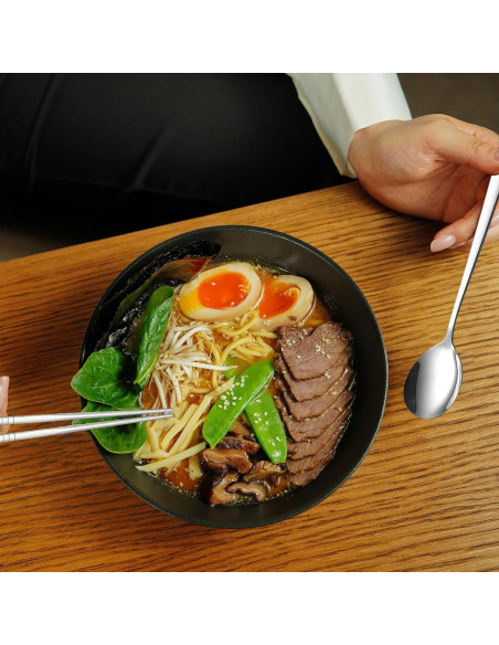 Juego de Palillos y Cucharas Kucensi Acero Inoxidable 3 Piezas