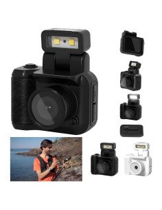 Mini Cámara Llavero ZXJ486957 1080P HD Retro Snap Negra