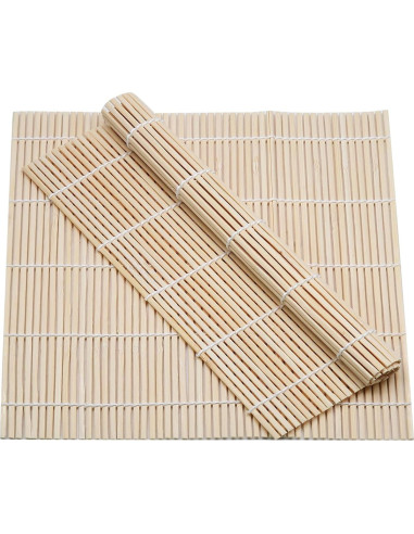 Estera de Bambú para Sushi Hordion 6 Pcs 24x24 cm Antiadherente