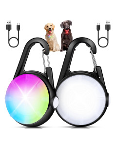 Luz LED para Perros Recargable DAAMENT Clip-On Negro