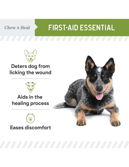 Vendaje Líquido para Perros Chew + Heal 118 ml Aloe Cuidado Heridas