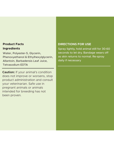 Vendaje Líquido para Perros Chew + Heal 118 ml Aloe Cuidado Heridas