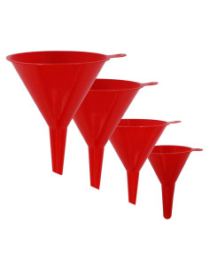 Set de 4 Embudos de Plástico KongNai para Cocina y Automóvil