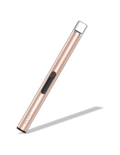 Encendedor Eléctrico REIDEA S4 Pro Recargable USB Oro Champán