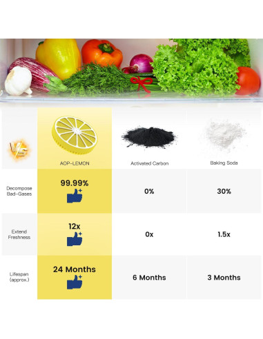 Desodorante de Refrigerador PURUYE 50g, Elimina Olores Eficazmente