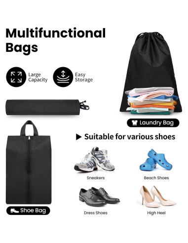 Set de Cubos de Compresión Prezon 4/6/8 Piezas para Viajes