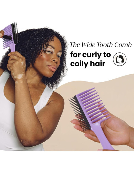 Peine Desenredante Tangle Teezer Dientes Anchos Lila