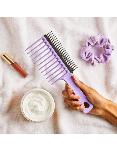 Peine Desenredante Tangle Teezer Dientes Anchos Lila