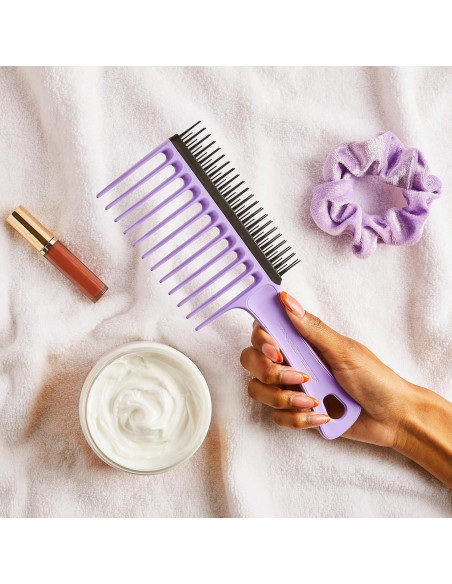 Peine Desenredante Tangle Teezer Dientes Anchos Lila