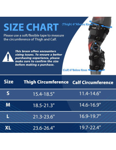 Faja de Rodilla Nvorliy Ajustable para LCP - Mediana Izquierda 2