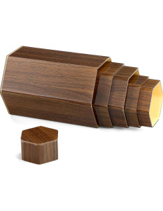 Soportes de Exhibición Acrílicos Hexagonales Jetec - 12 Pcs 2