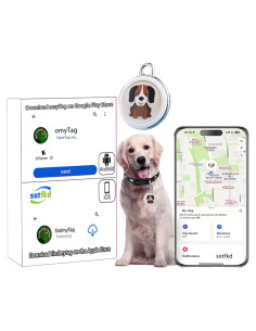 Rastreador GPS para Perros Sotfkd - Collar Universal Android/iOS