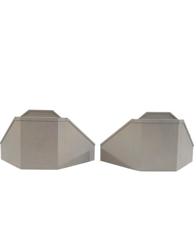 Apoyos de Puente Ferroviario Walthers Cornerstone 2 Piezas