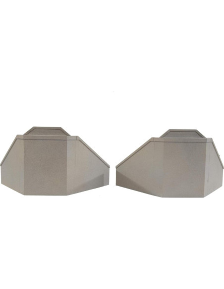 Apoyos de Puente Ferroviario Walthers Cornerstone 2 Piezas