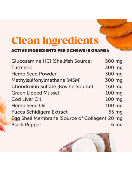 Suplemento de Caderas y Articulaciones Pet Honesty 90 ct Bacon