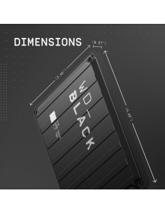 Disco Duro Externo WD_BLACK P10 2TB para Juegos - USB 3.0 2