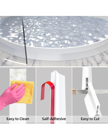 Umbral de Ducha Duzzy 1.01 kg 39" Blanco Silicona