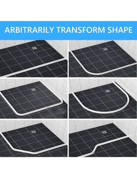 Umbral de Ducha Duzzy 1.01 kg 39" Blanco Silicona