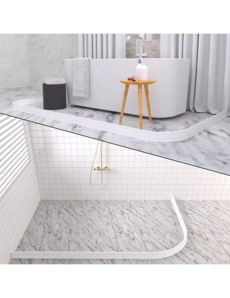 Umbral de Ducha Duzzy 1.01 kg 39" Blanco Silicona