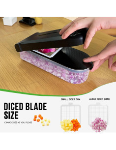 Picadora de Alimentos Multifuncional LHS 4 en 1 - Negro 2