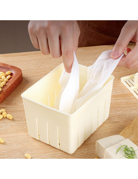 Prensa de Tofu Mangocore de Plástico para Hacer Tofu Casero