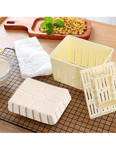 Prensa de Tofu Mangocore de Plástico para Hacer Tofu Casero