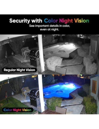 Cámara de Seguridad WYZE v4 2.5K WiFi Interior/Exterior