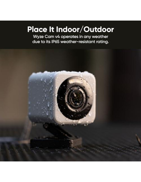 Cámara de Seguridad WYZE v4 2.5K WiFi Interior/Exterior