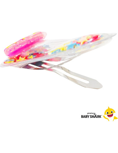 Clips de Cabello Baby Shark H.E.R. 6 Piezas Multicolor