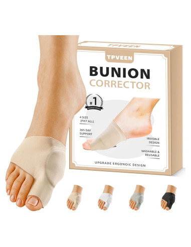 Manga Correctora de Juanetes TPVEEN Beige Pequeño Mujeres