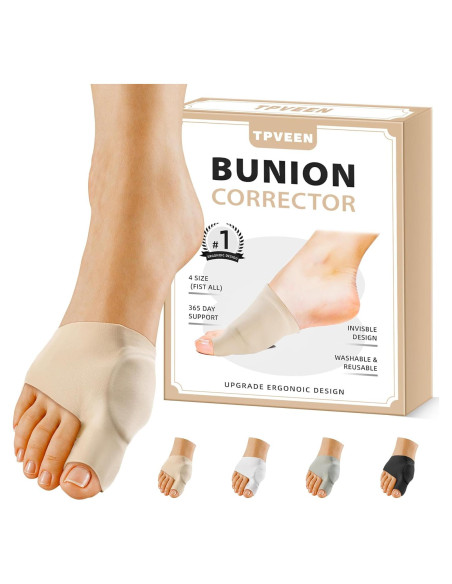 Manga Correctora de Juanetes TPVEEN Beige Pequeño Mujeres