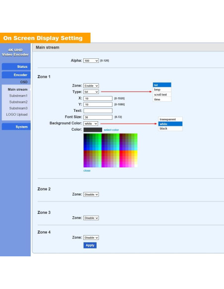 Codificador de Video 4K URay UHE265-1L HDMI a IP para Streaming