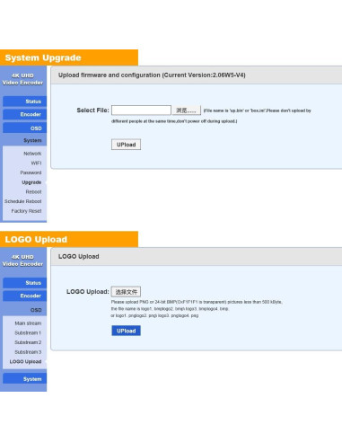 Codificador de Video 4K URay UHE265-1L HDMI a IP para Streaming