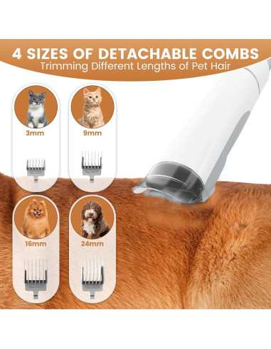 Aspiradora para Perros FIXR PG50 Plus 2.5L 11000Pa 7 en 1