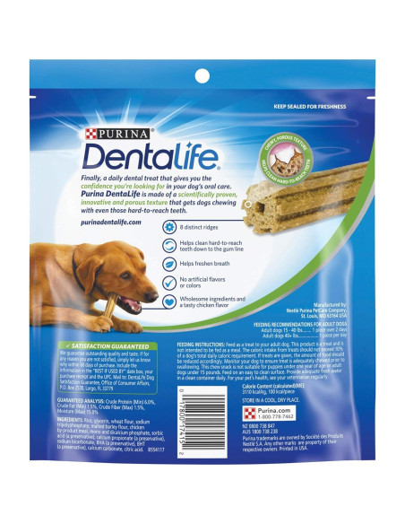 Golosinas Masticables Purina Dentallife Cuidado Oral 220g