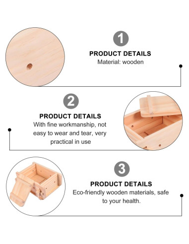 Prensa de Tofu DOITOOL de Madera 22x19x10cm Herramienta Manual