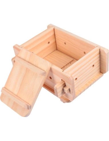 Prensa de Tofu DOITOOL de Madera 22x19x10cm Herramienta Manual